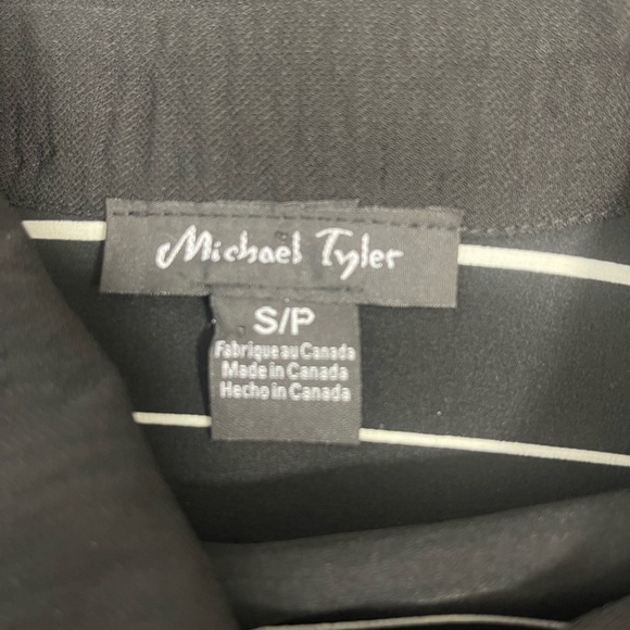 Michael Tyler Stripped Button Up Blouse Small - Picture 5 of 7